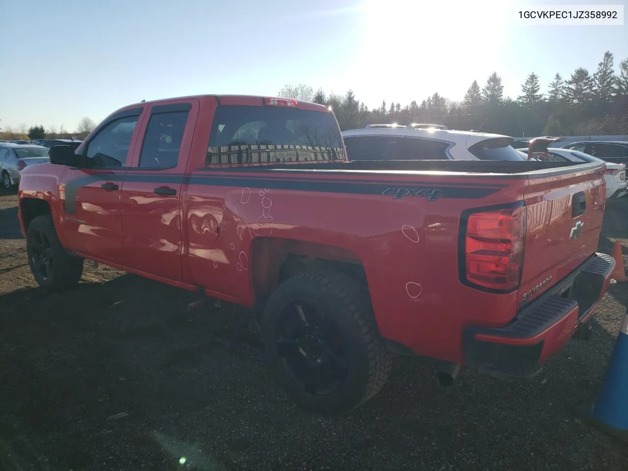 1GCVKPEC1JZ358992 2018 Chevrolet Silverado K1500 Custom