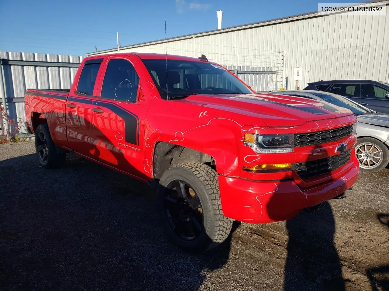 1GCVKPEC1JZ358992 2018 Chevrolet Silverado K1500 Custom