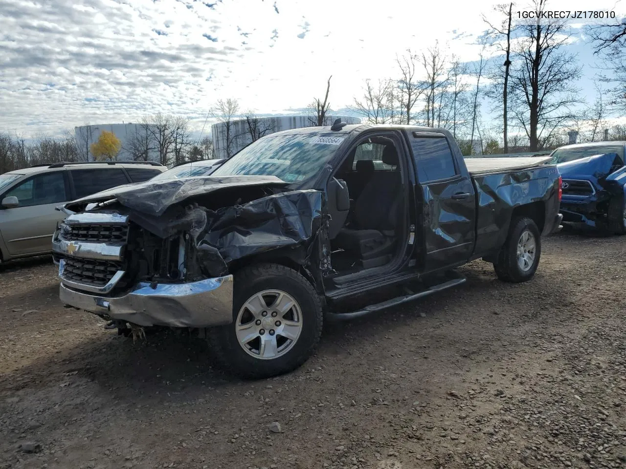 2018 Chevrolet Silverado K1500 Lt VIN: 1GCVKREC7JZ178010 Lot: 78508564