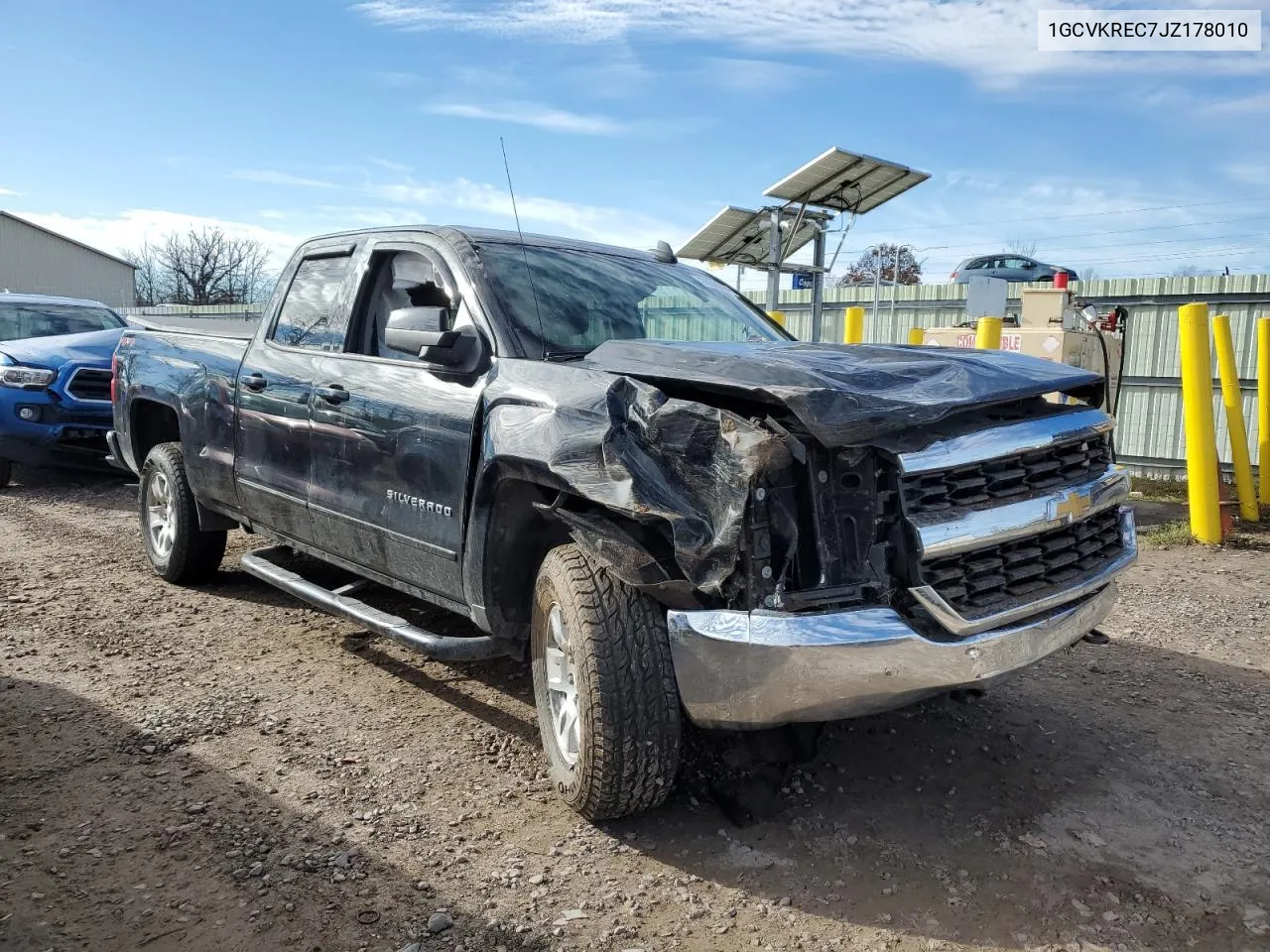 2018 Chevrolet Silverado K1500 Lt VIN: 1GCVKREC7JZ178010 Lot: 78508564