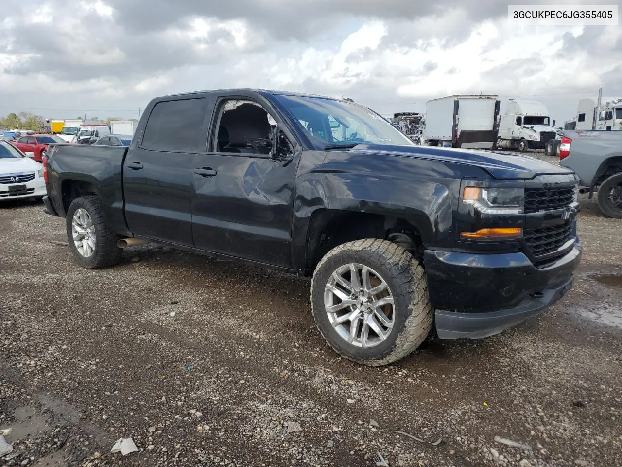 2018 Chevrolet Silverado K1500 Custom VIN: 3GCUKPEC6JG355405 Lot: 78527444