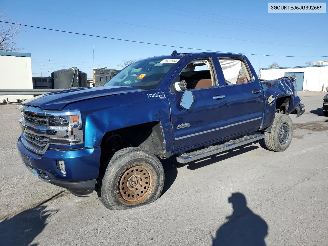 2018 Chevrolet Silverado K1500 High Country VIN: 3GCUKTEJ6JG392669 Lot: 78531834