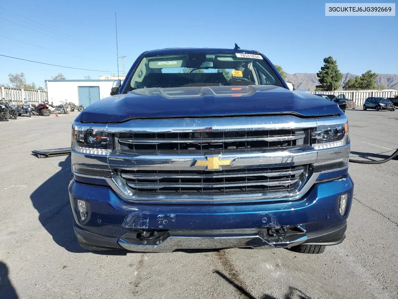 2018 Chevrolet Silverado K1500 High Country VIN: 3GCUKTEJ6JG392669 Lot: 78531834