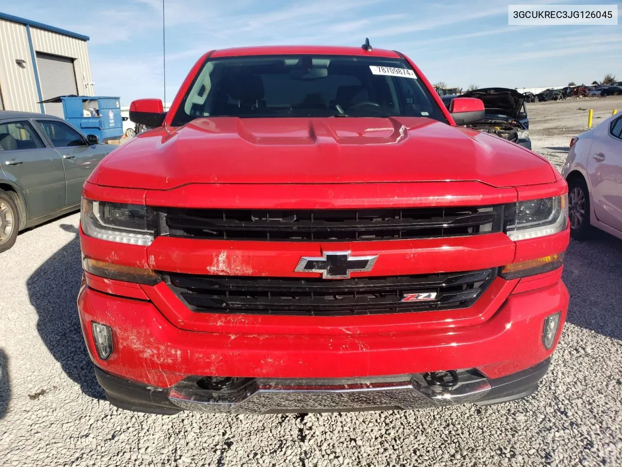 2018 Chevrolet Silverado K1500 Lt VIN: 3GCUKREC3JG126045 Lot: 78709874