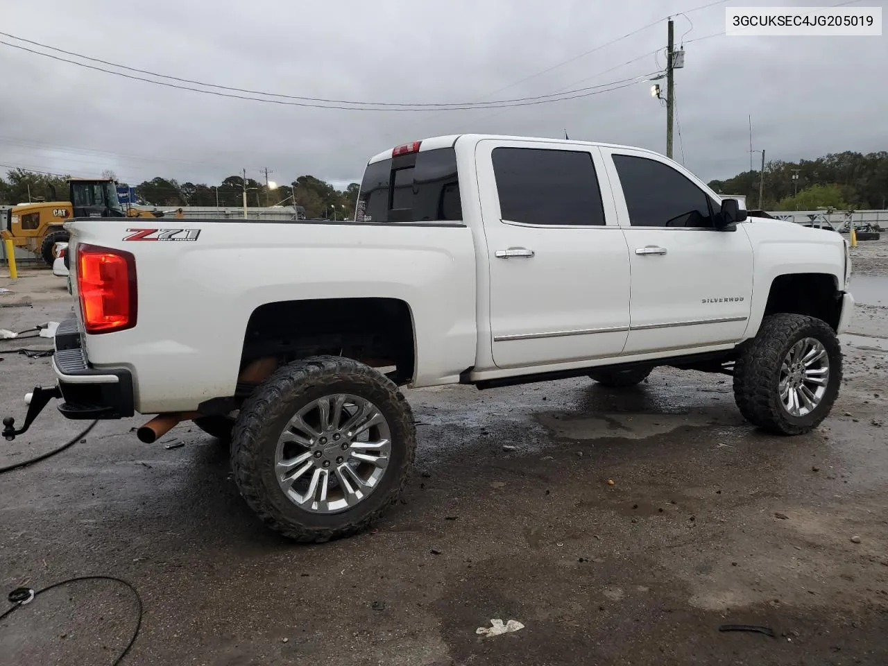 2018 Chevrolet Silverado K1500 Ltz VIN: 3GCUKSEC4JG205019 Lot: 79305664