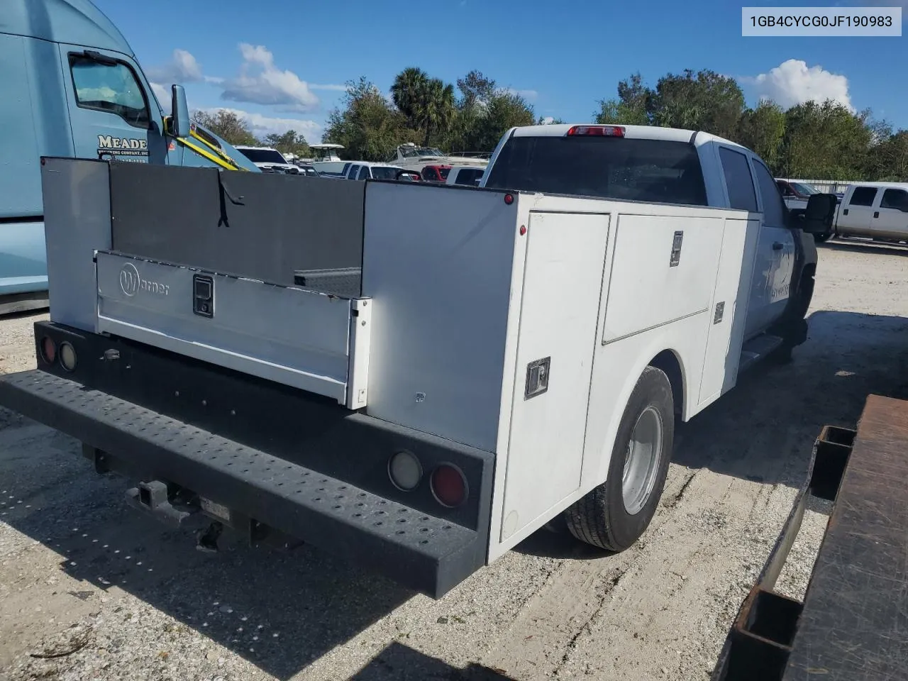 2018 Chevrolet Silverado C3500 VIN: 1GB4CYCG0JF190983 Lot: 79512584