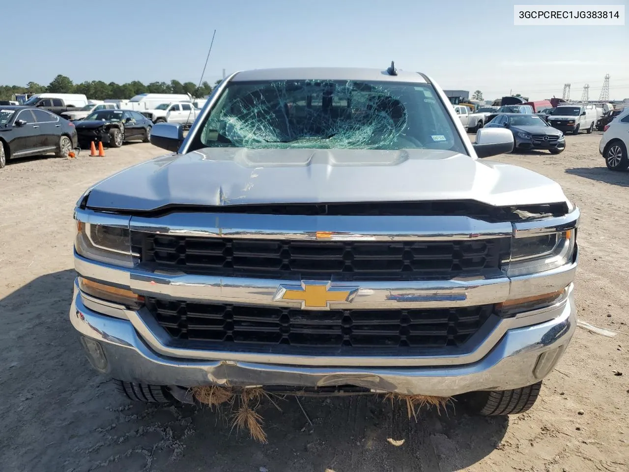 2018 Chevrolet Silverado C1500 Lt VIN: 3GCPCREC1JG383814 Lot: 79622994