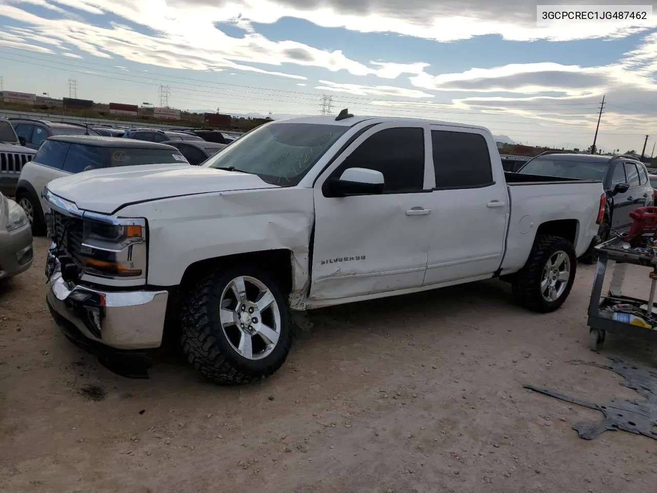 2018 Chevrolet Silverado C1500 Lt VIN: 3GCPCREC1JG487462 Lot: 79724914