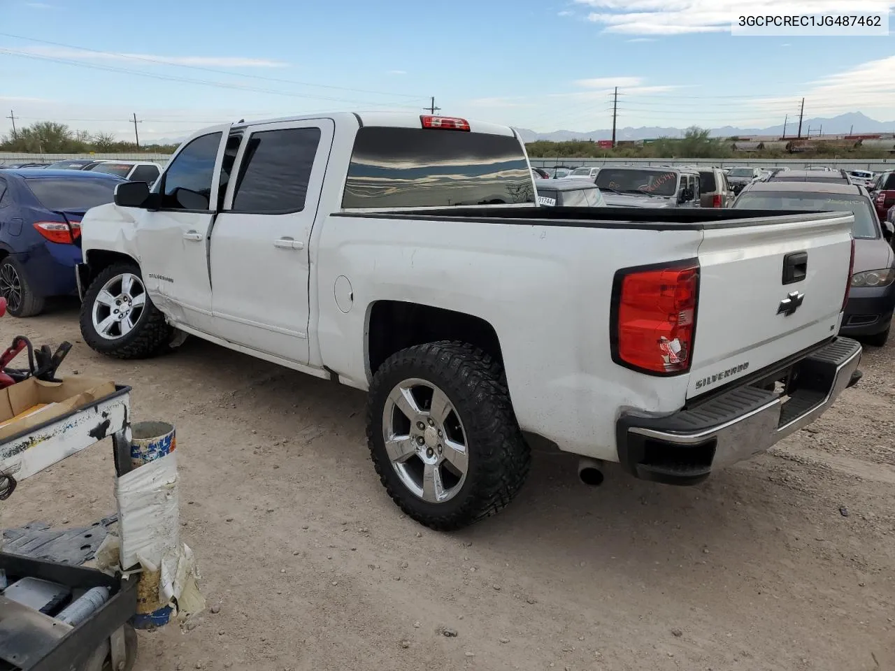 2018 Chevrolet Silverado C1500 Lt VIN: 3GCPCREC1JG487462 Lot: 79724914