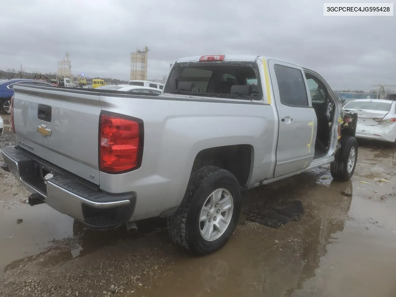 2018 Chevrolet Silverado C1500 Lt VIN: 3GCPCREC4JG595428 Lot: 79753534