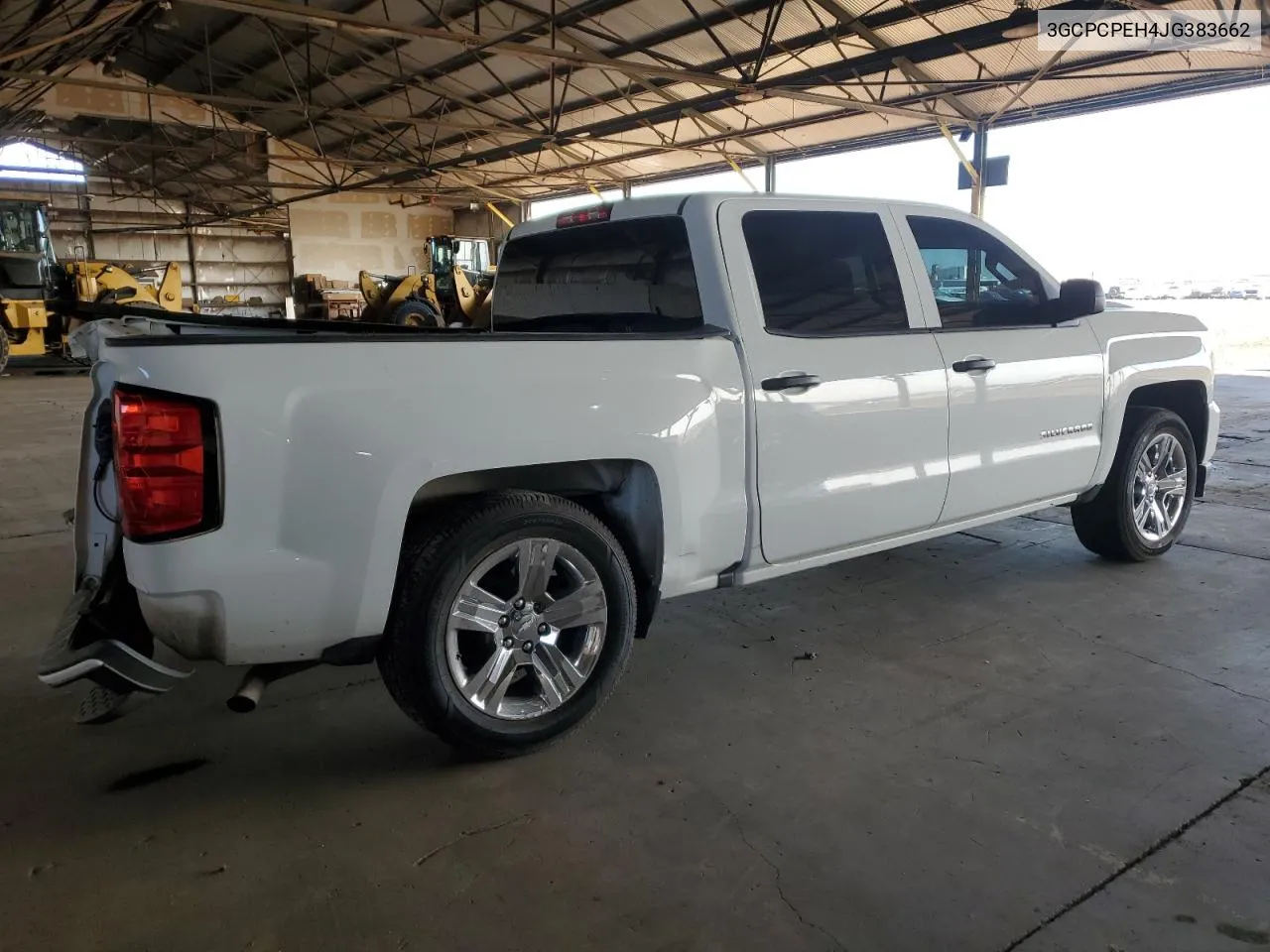 2018 Chevrolet Silverado C1500 Custom VIN: 3GCPCPEH4JG383662 Lot: 79775984