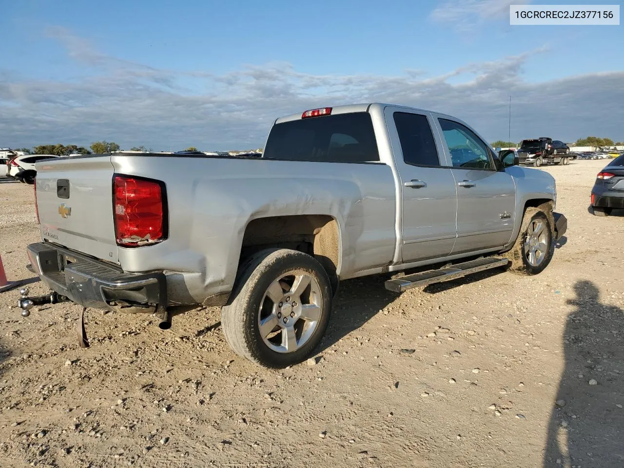 2018 Chevrolet Silverado C1500 Lt VIN: 1GCRCREC2JZ377156 Lot: 79815794