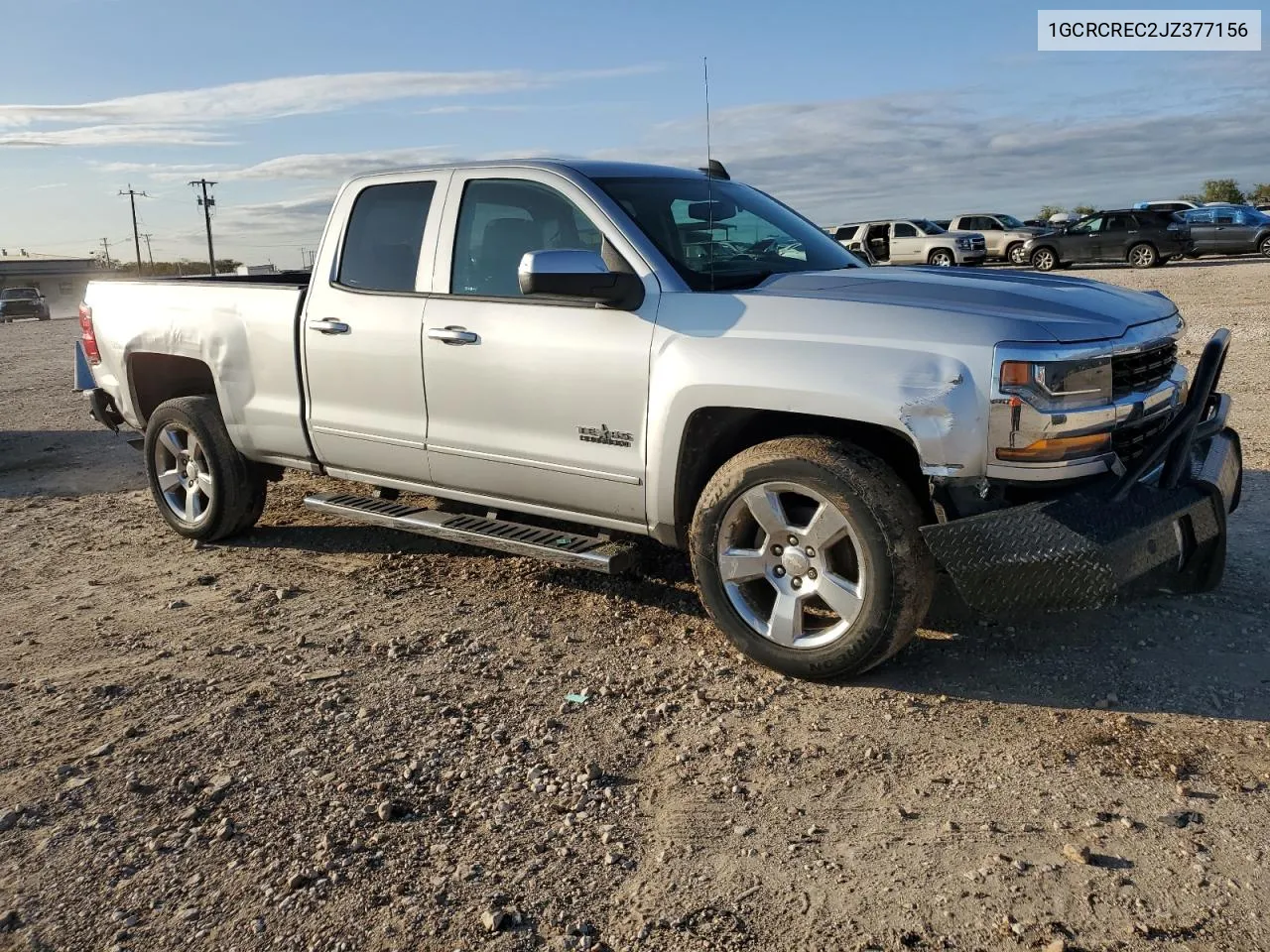 2018 Chevrolet Silverado C1500 Lt VIN: 1GCRCREC2JZ377156 Lot: 79815794