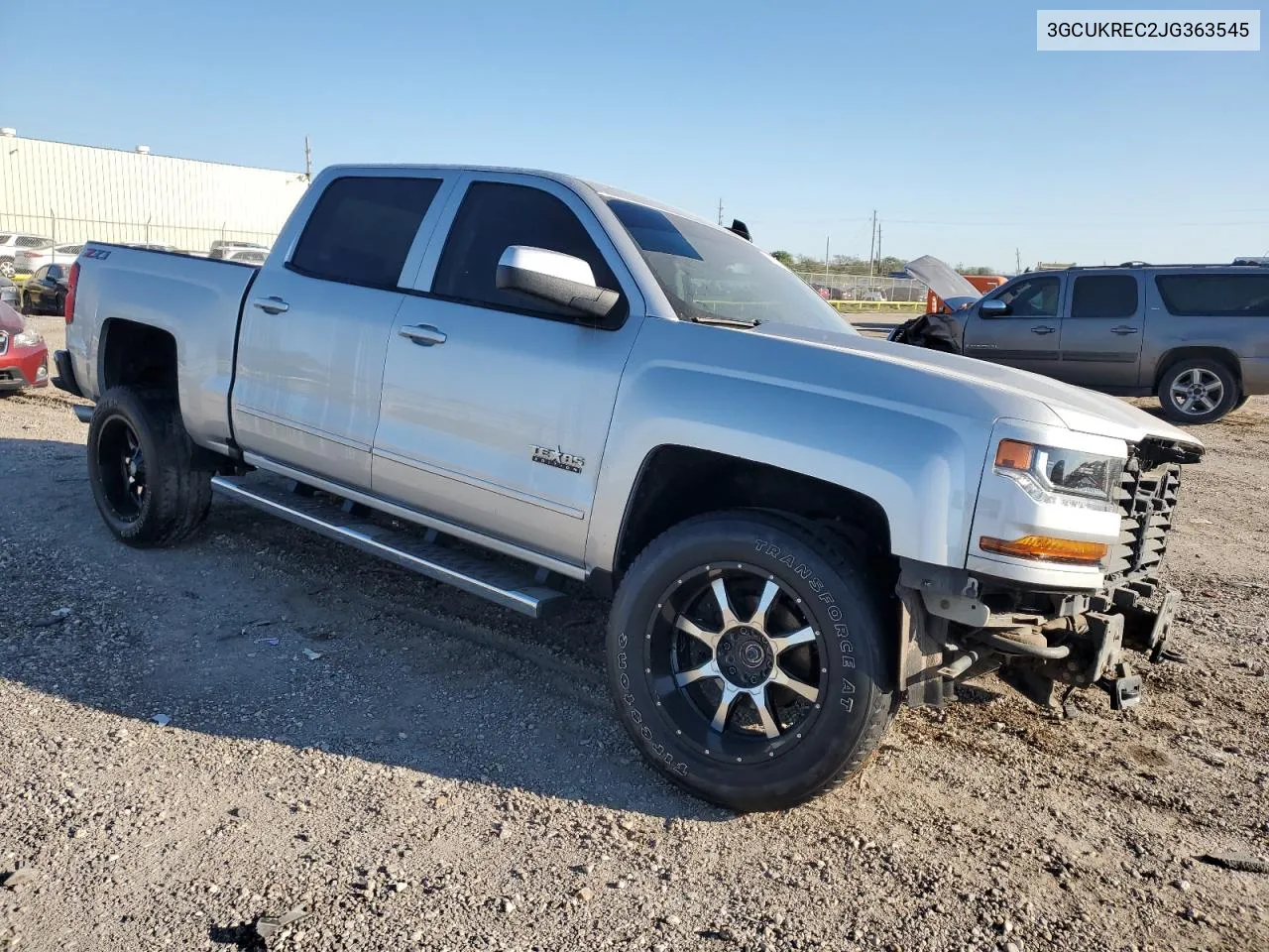 2018 Chevrolet Silverado K1500 Lt VIN: 3GCUKREC2JG363545 Lot: 79842544