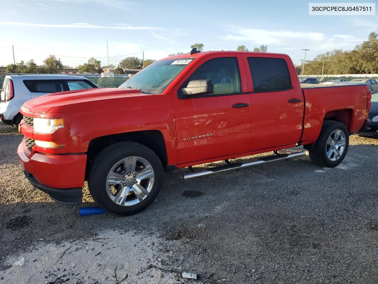 3GCPCPEC8JG457511 2018 Chevrolet Silverado C1500 Custom