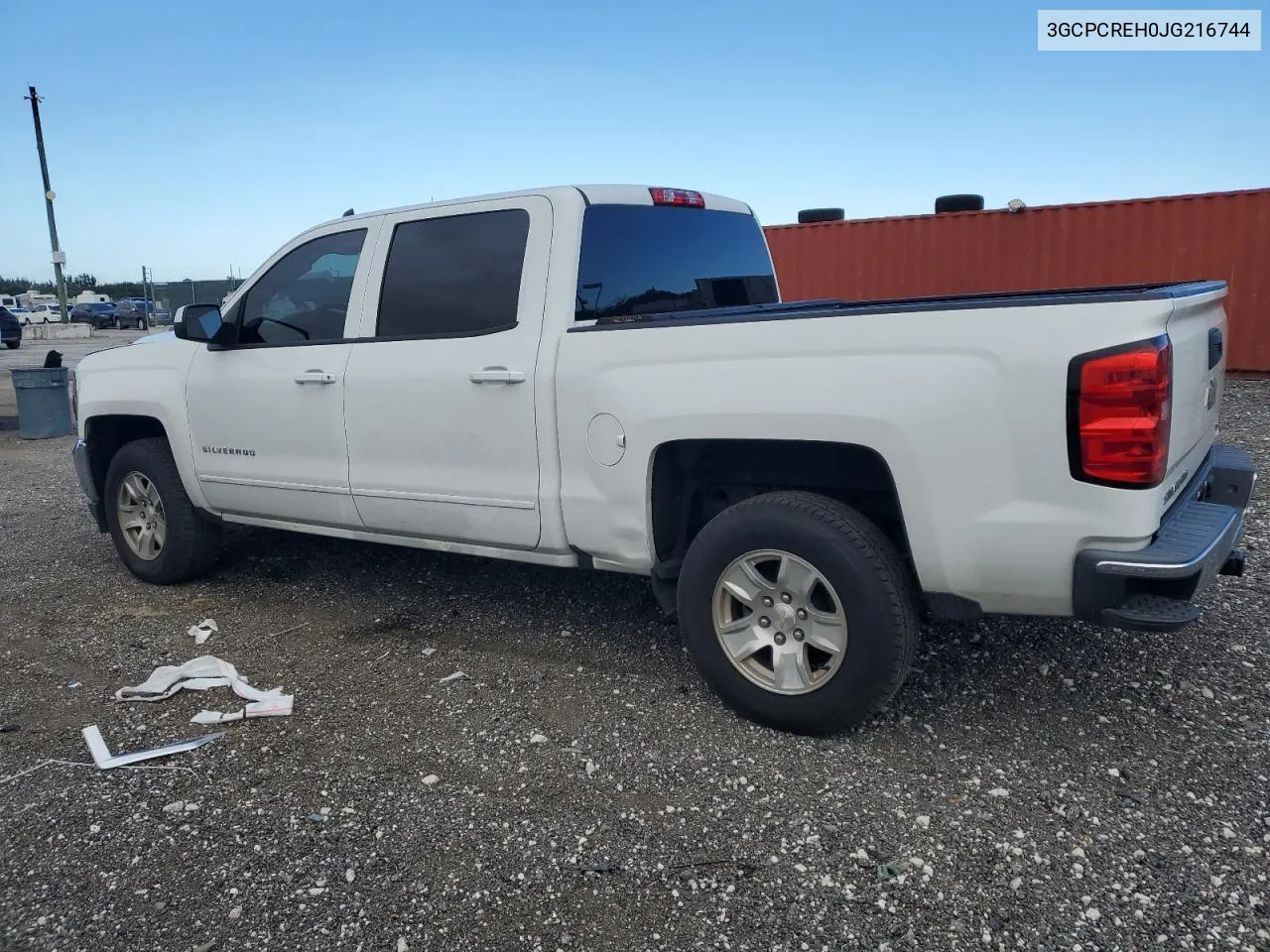 2018 Chevrolet Silverado C1500 Lt VIN: 3GCPCREH0JG216744 Lot: 80034074