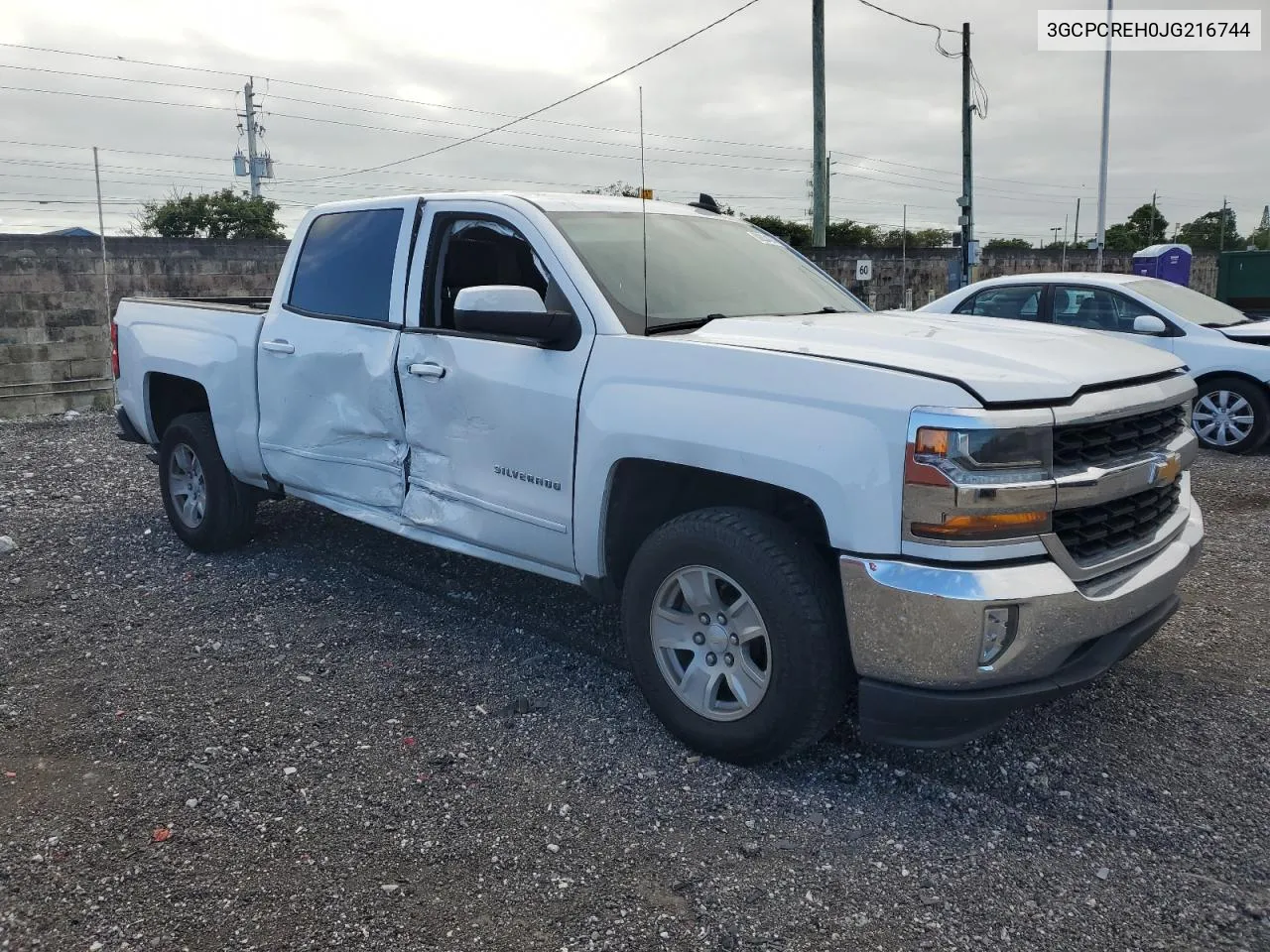 2018 Chevrolet Silverado C1500 Lt VIN: 3GCPCREH0JG216744 Lot: 80034074