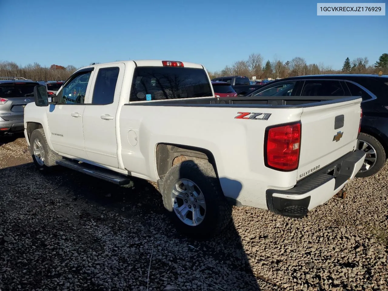 2018 Chevrolet Silverado K1500 Lt VIN: 1GCVKRECXJZ176929 Lot: 80077454