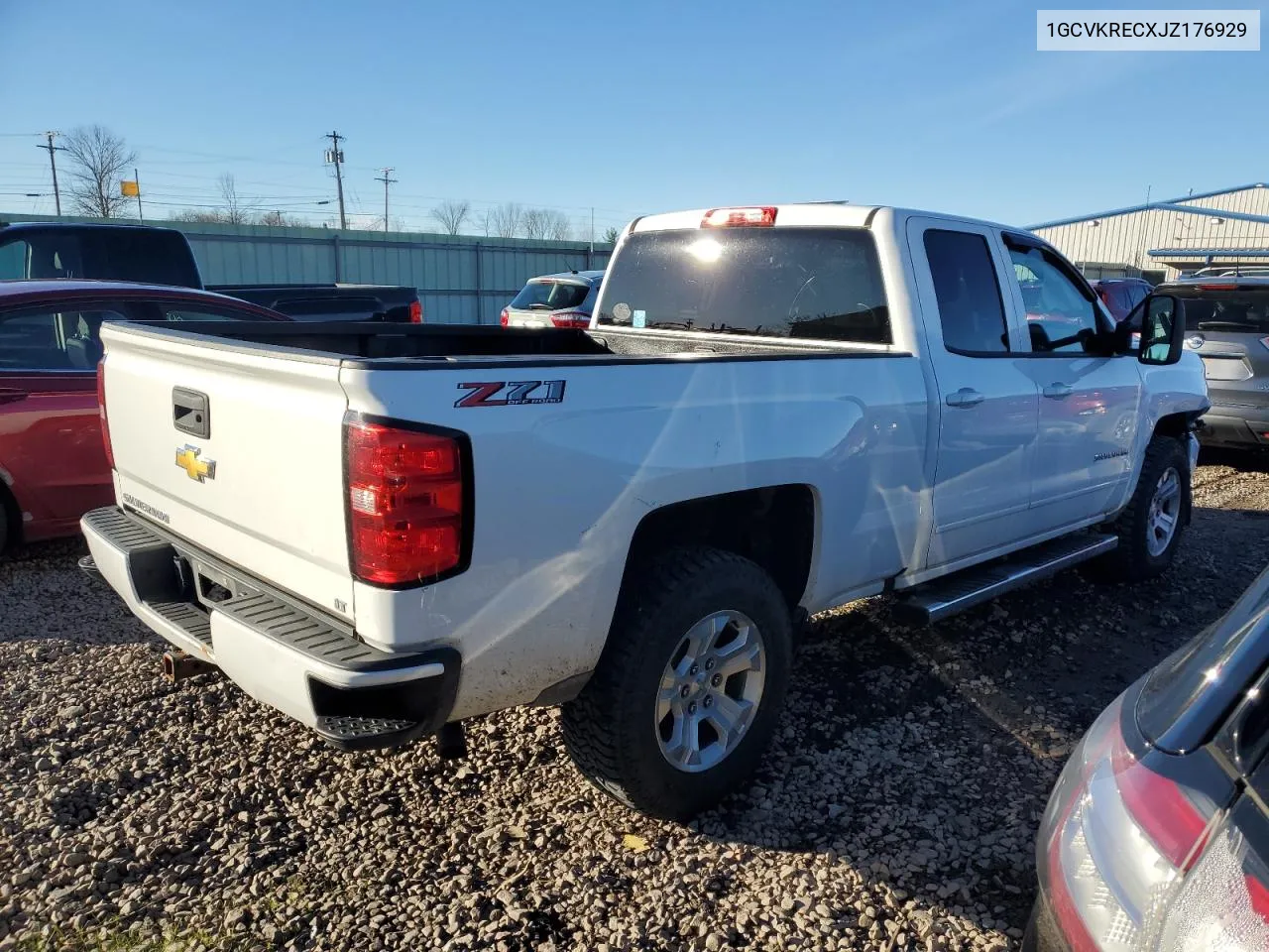 2018 Chevrolet Silverado K1500 Lt VIN: 1GCVKRECXJZ176929 Lot: 80077454