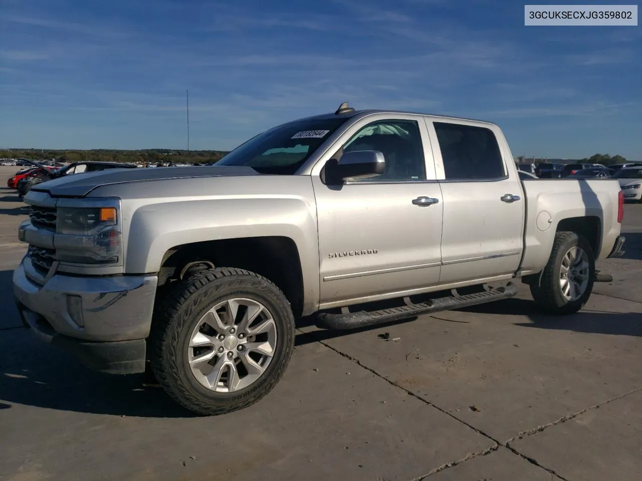 2018 Chevrolet Silverado K1500 Ltz VIN: 3GCUKSECXJG359802 Lot: 80182644