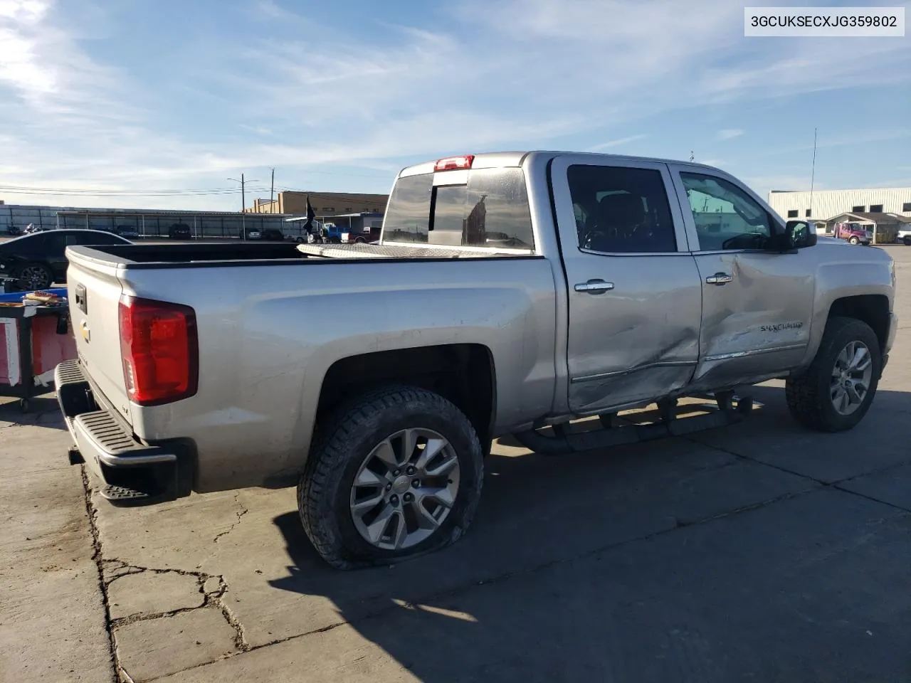 2018 Chevrolet Silverado K1500 Ltz VIN: 3GCUKSECXJG359802 Lot: 80182644