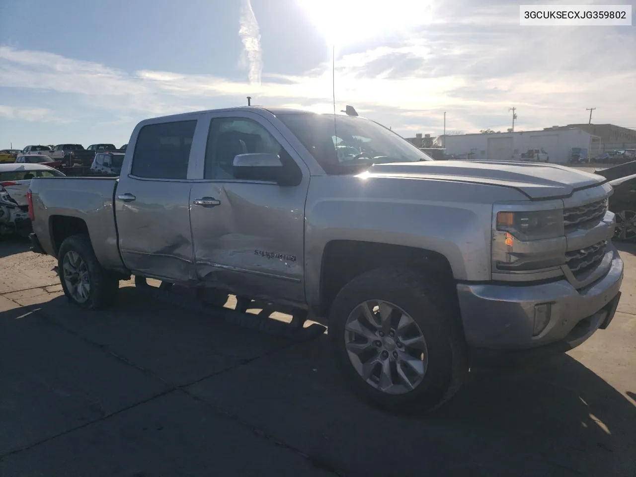 2018 Chevrolet Silverado K1500 Ltz VIN: 3GCUKSECXJG359802 Lot: 80182644