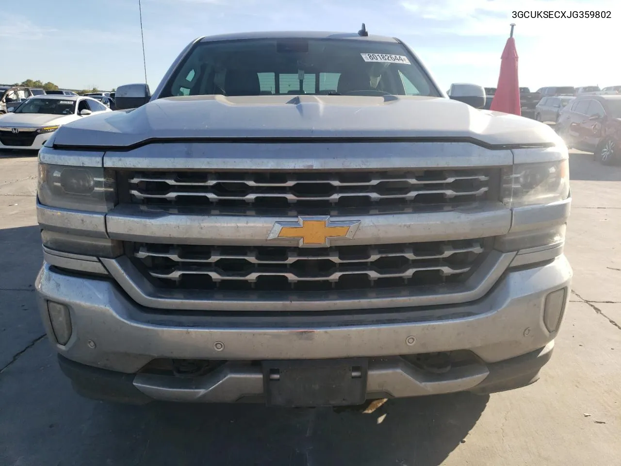 2018 Chevrolet Silverado K1500 Ltz VIN: 3GCUKSECXJG359802 Lot: 80182644