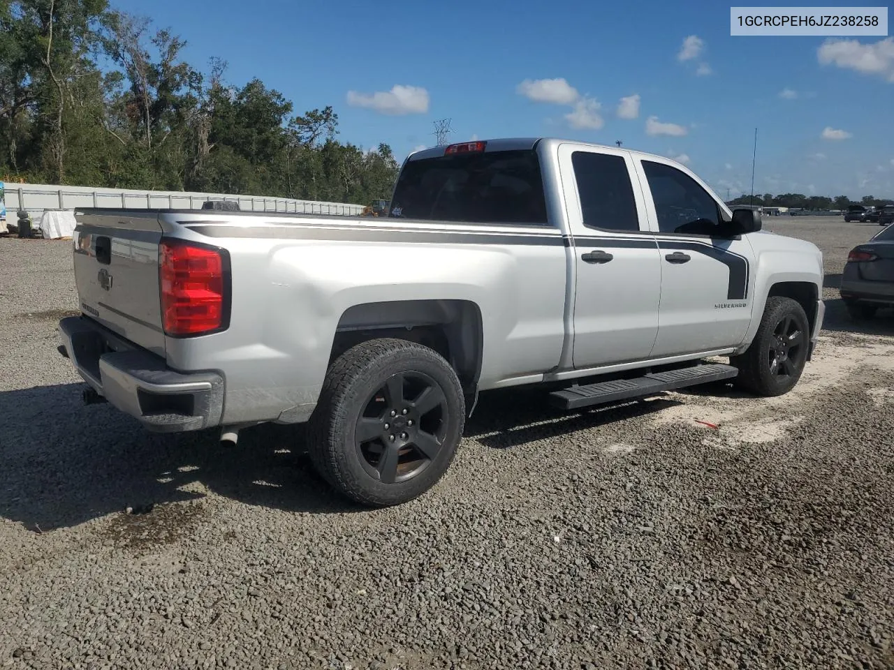 2018 Chevrolet Silverado C1500 Custom VIN: 1GCRCPEH6JZ238258 Lot: 80294904