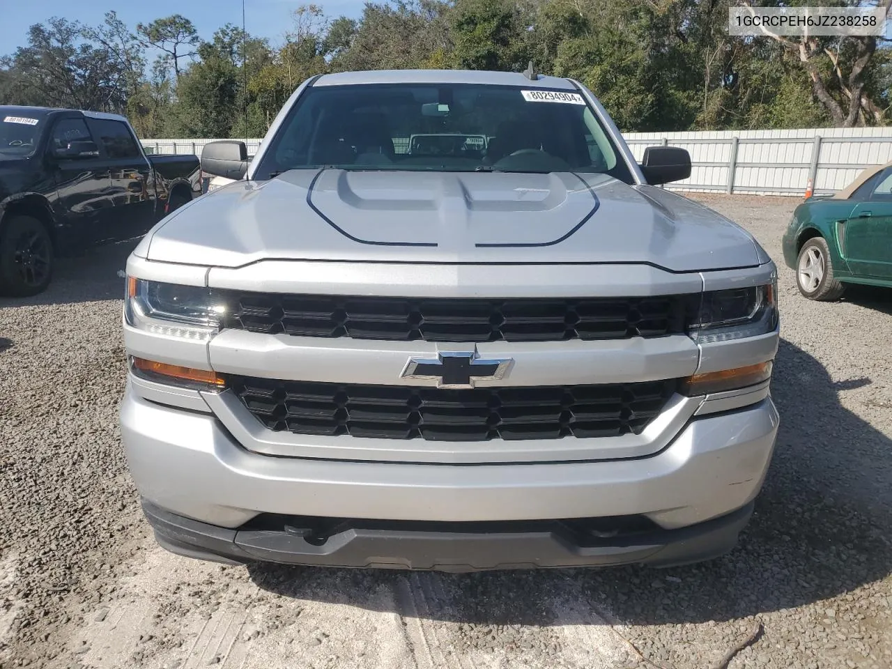 2018 Chevrolet Silverado C1500 Custom VIN: 1GCRCPEH6JZ238258 Lot: 80294904