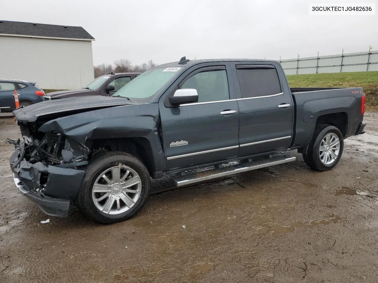 2018 Chevrolet Silverado K1500 High Country VIN: 3GCUKTEC1JG482636 Lot: 80480434