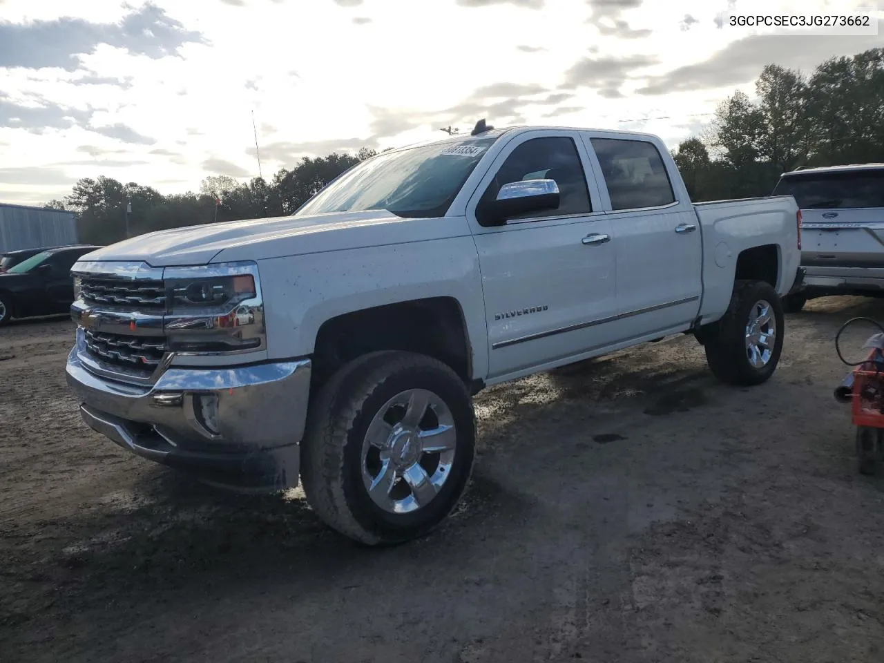 2018 Chevrolet Silverado C1500 Ltz VIN: 3GCPCSEC3JG273662 Lot: 80818354