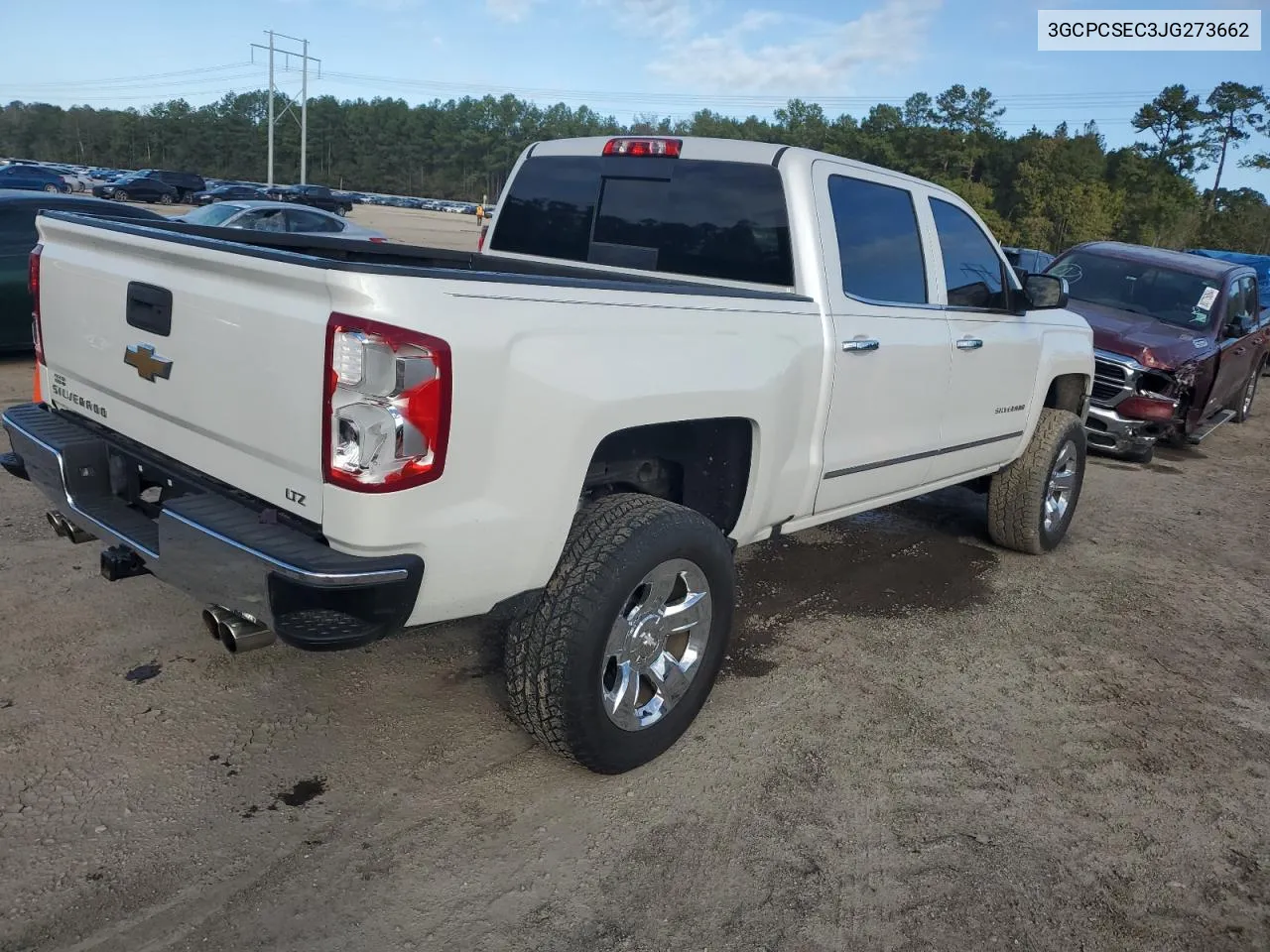 2018 Chevrolet Silverado C1500 Ltz VIN: 3GCPCSEC3JG273662 Lot: 80818354