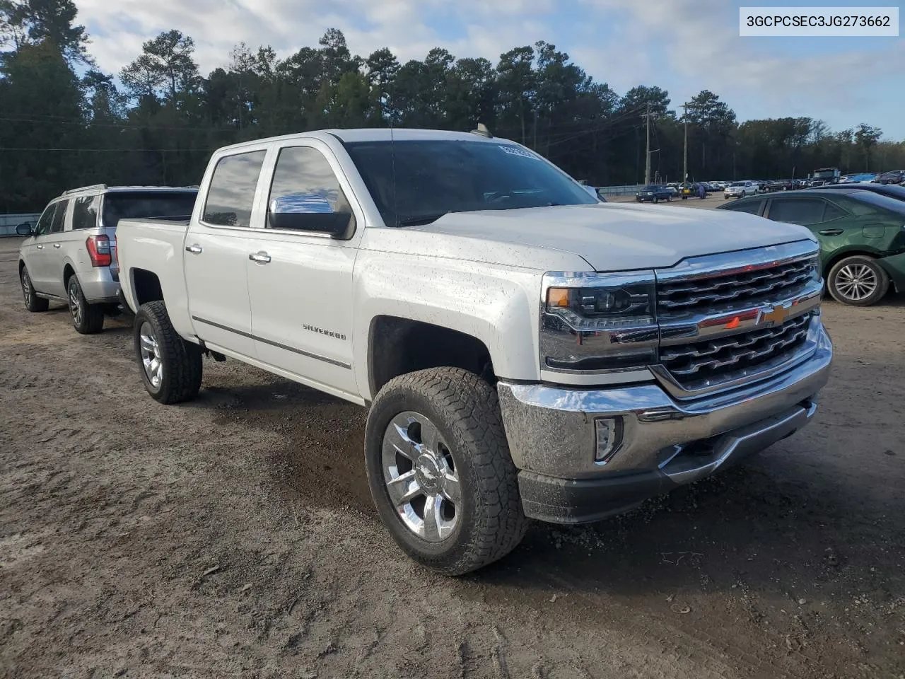 2018 Chevrolet Silverado C1500 Ltz VIN: 3GCPCSEC3JG273662 Lot: 80818354