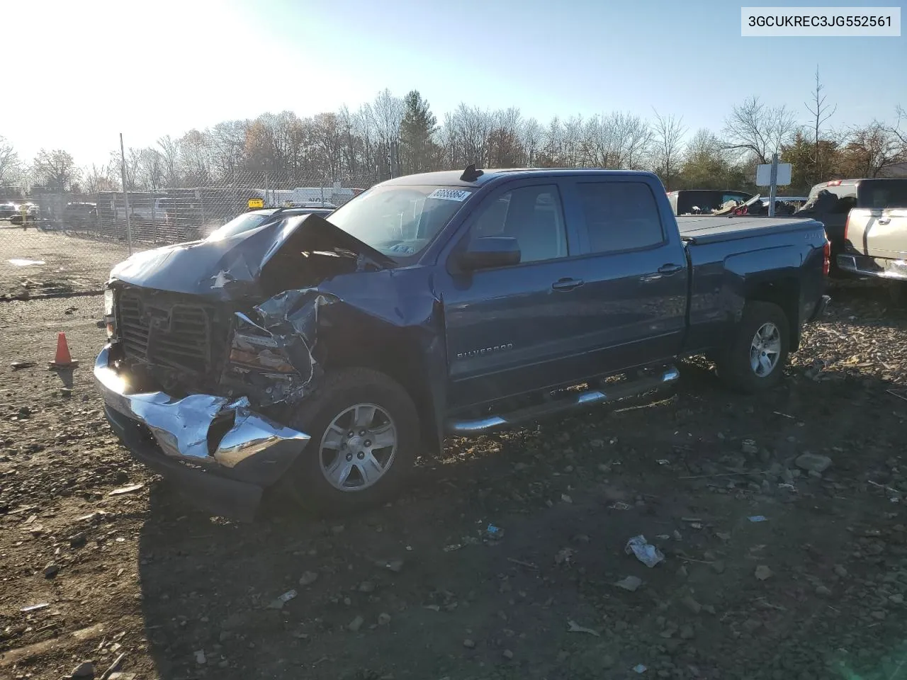 2018 Chevrolet Silverado K1500 Lt VIN: 3GCUKREC3JG552561 Lot: 80858864