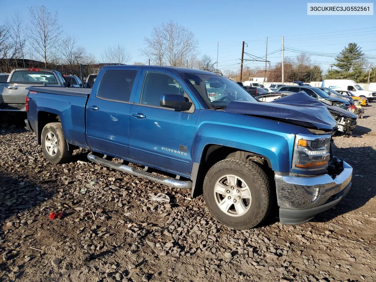 2018 Chevrolet Silverado K1500 Lt VIN: 3GCUKREC3JG552561 Lot: 80858864