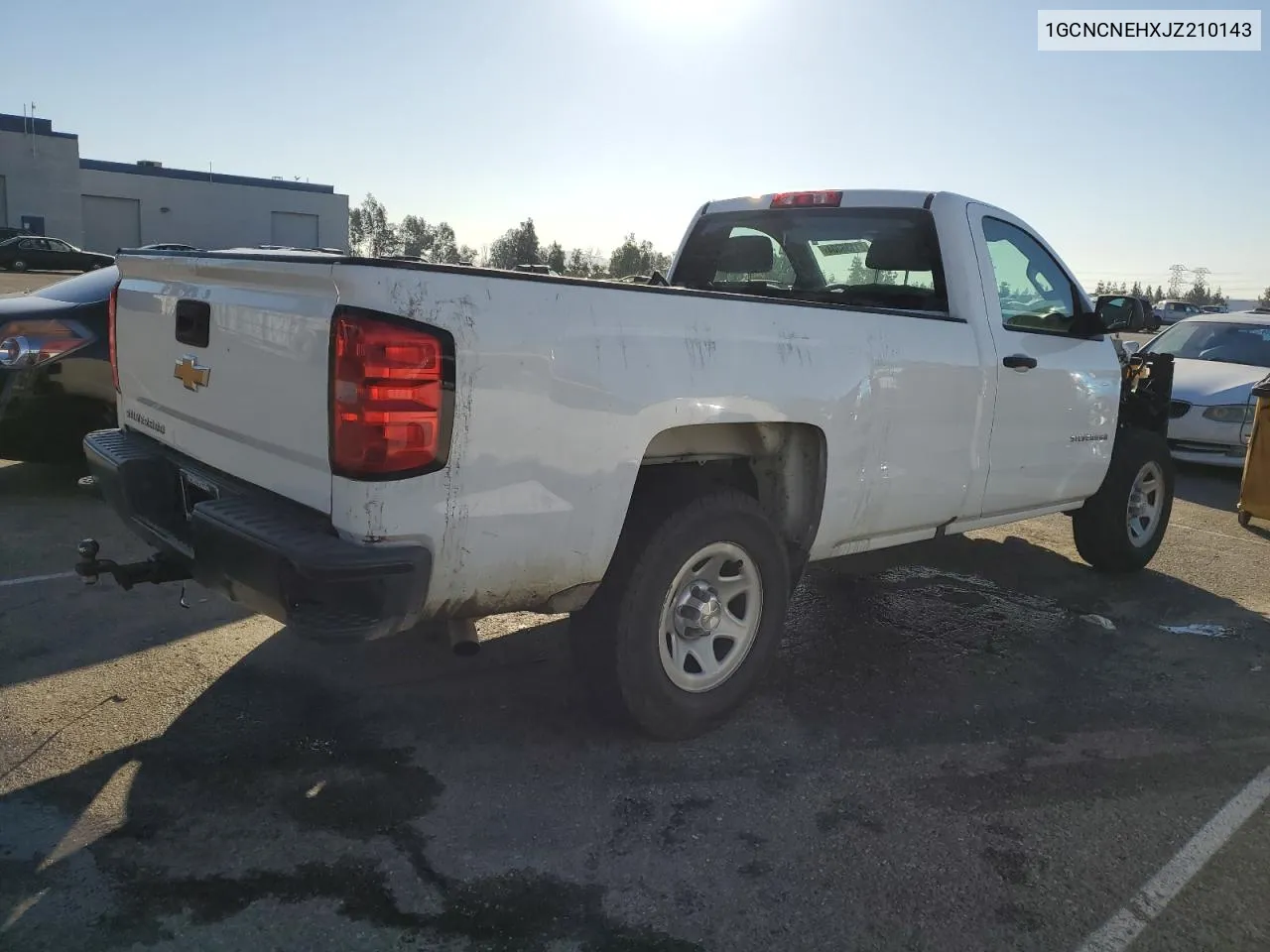 2018 Chevrolet Silverado C1500 VIN: 1GCNCNEHXJZ210143 Lot: 81136304