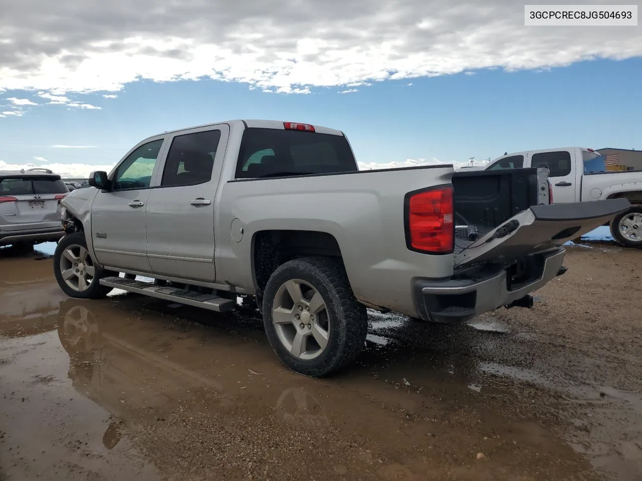 2018 Chevrolet Silverado C1500 Lt VIN: 3GCPCREC8JG504693 Lot: 81200634