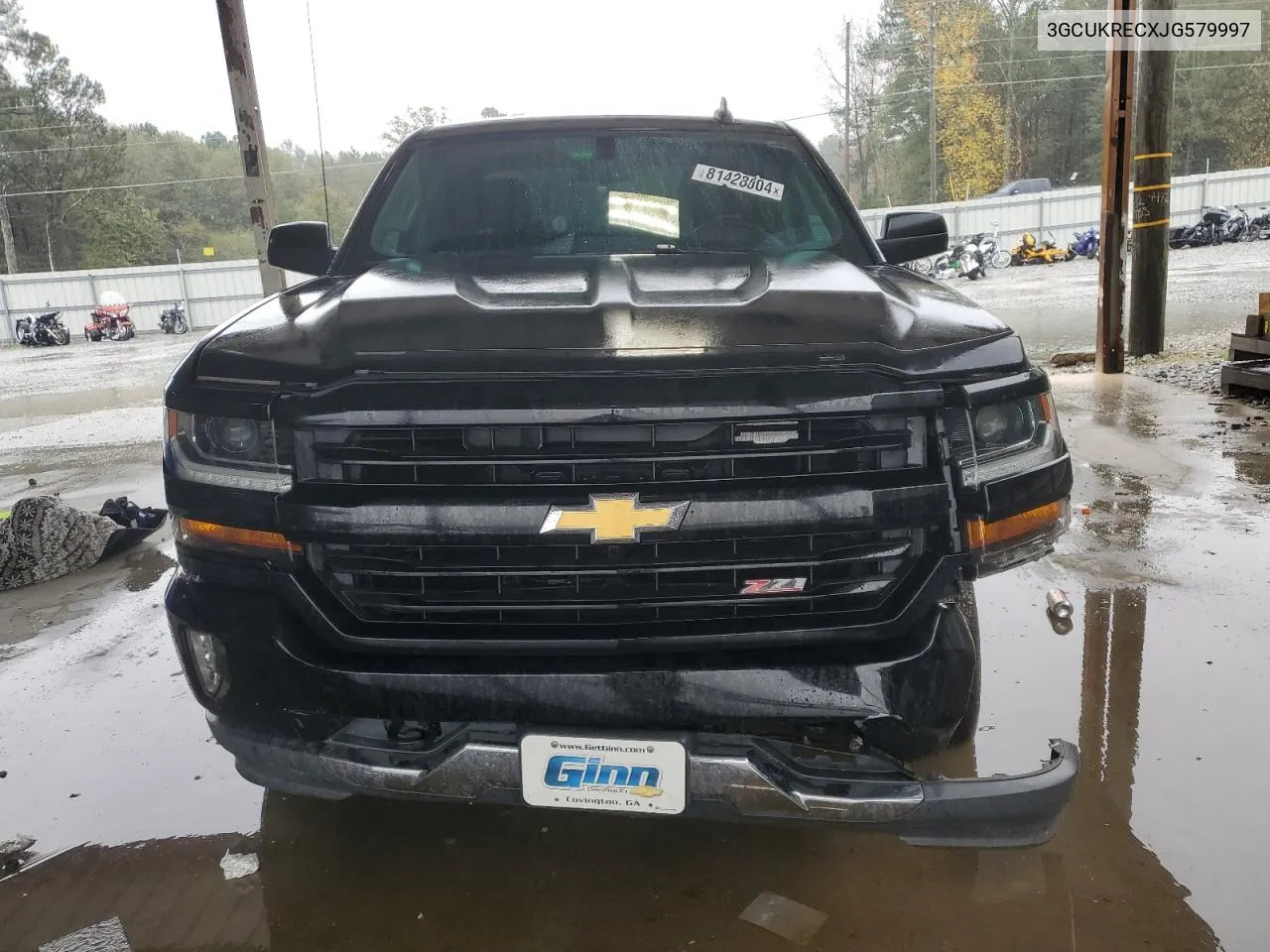 2018 Chevrolet Silverado K1500 Lt VIN: 3GCUKRECXJG579997 Lot: 81428004