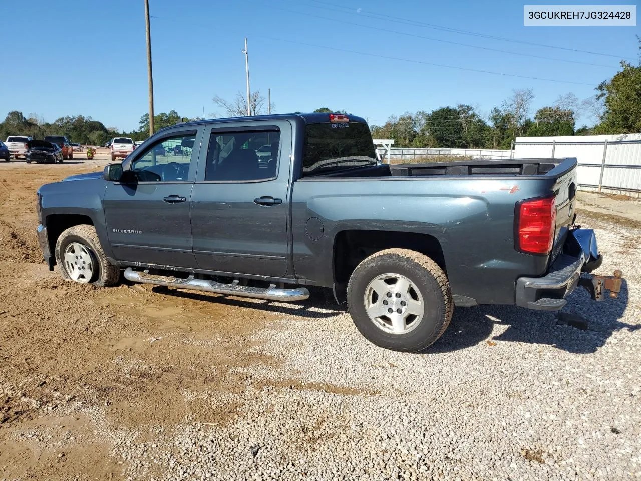 2018 Chevrolet Silverado K1500 Lt VIN: 3GCUKREH7JG324428 Lot: 81501324