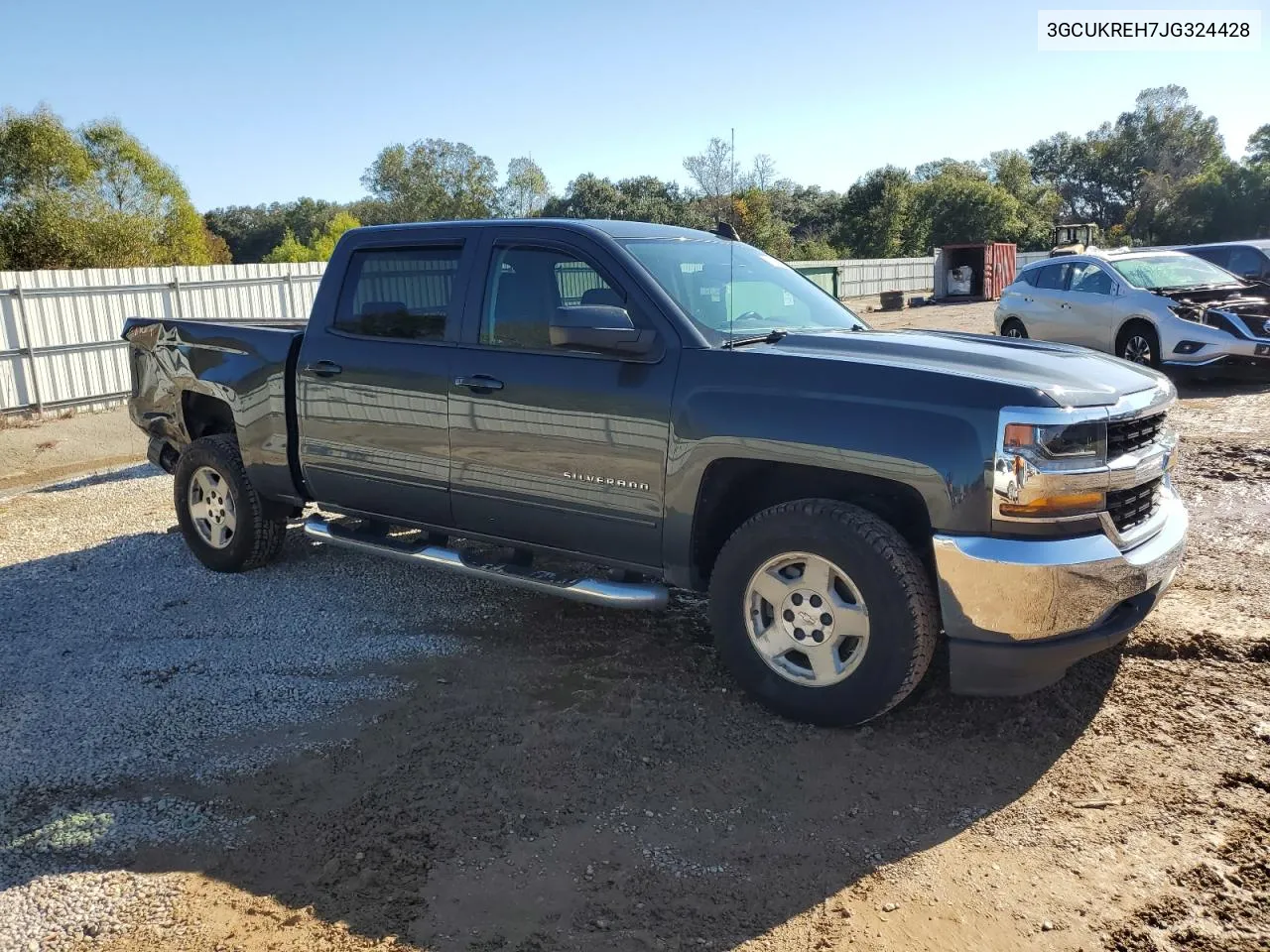 2018 Chevrolet Silverado K1500 Lt VIN: 3GCUKREH7JG324428 Lot: 81501324