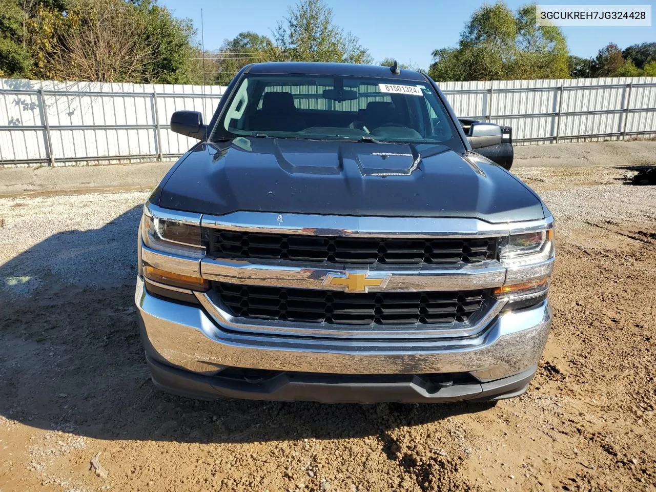 2018 Chevrolet Silverado K1500 Lt VIN: 3GCUKREH7JG324428 Lot: 81501324