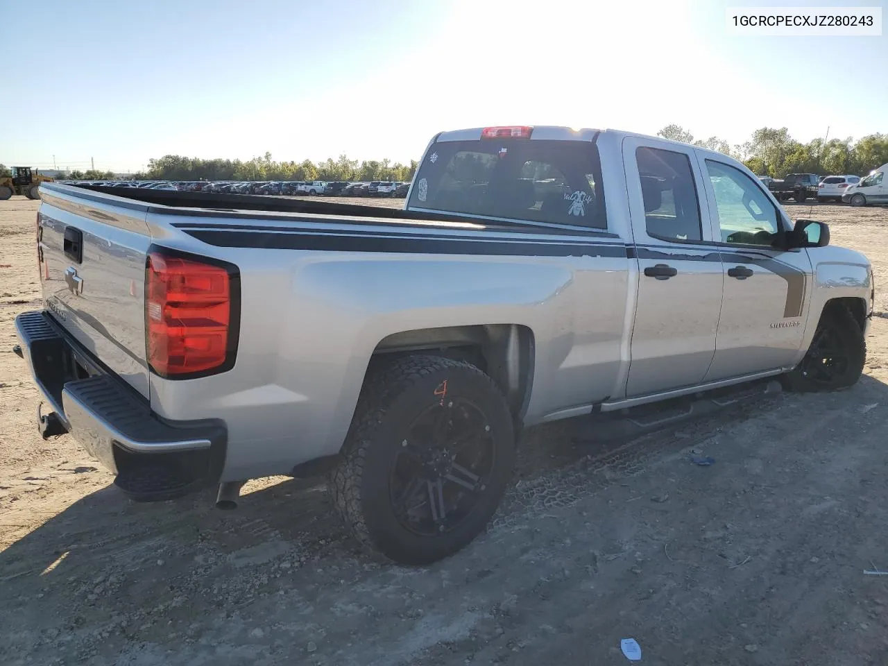 2018 Chevrolet Silverado C1500 Custom VIN: 1GCRCPECXJZ280243 Lot: 81637044