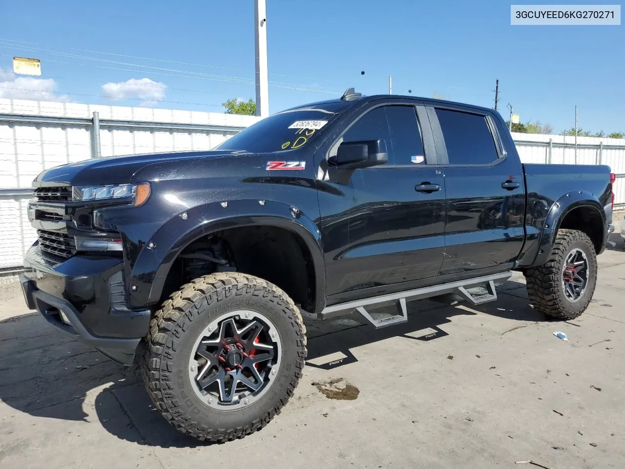 2019 Chevrolet Silverado K1500 Rst VIN: 3GCUYEED6KG270271 Lot: 52826794