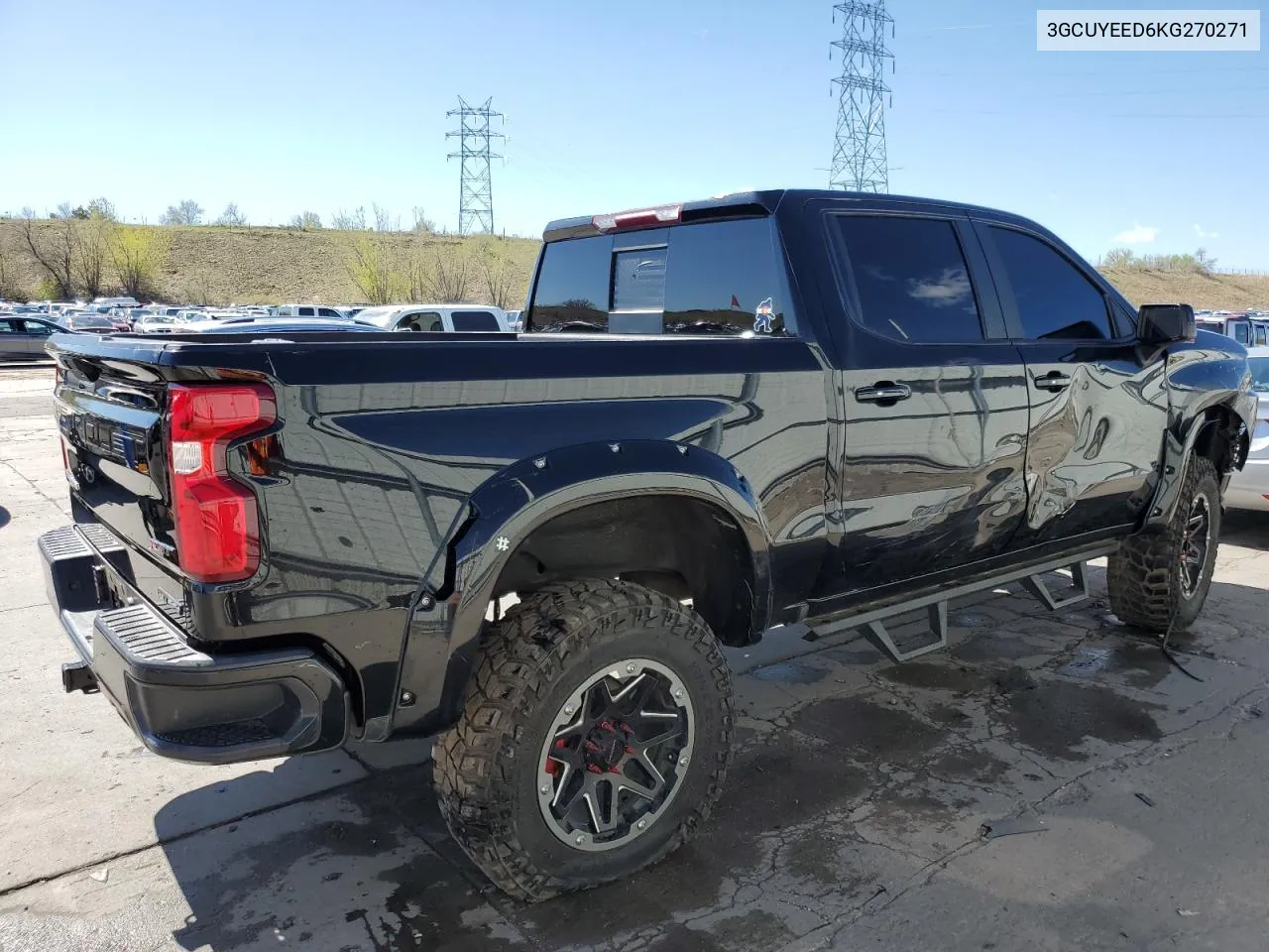 2019 Chevrolet Silverado K1500 Rst VIN: 3GCUYEED6KG270271 Lot: 52826794