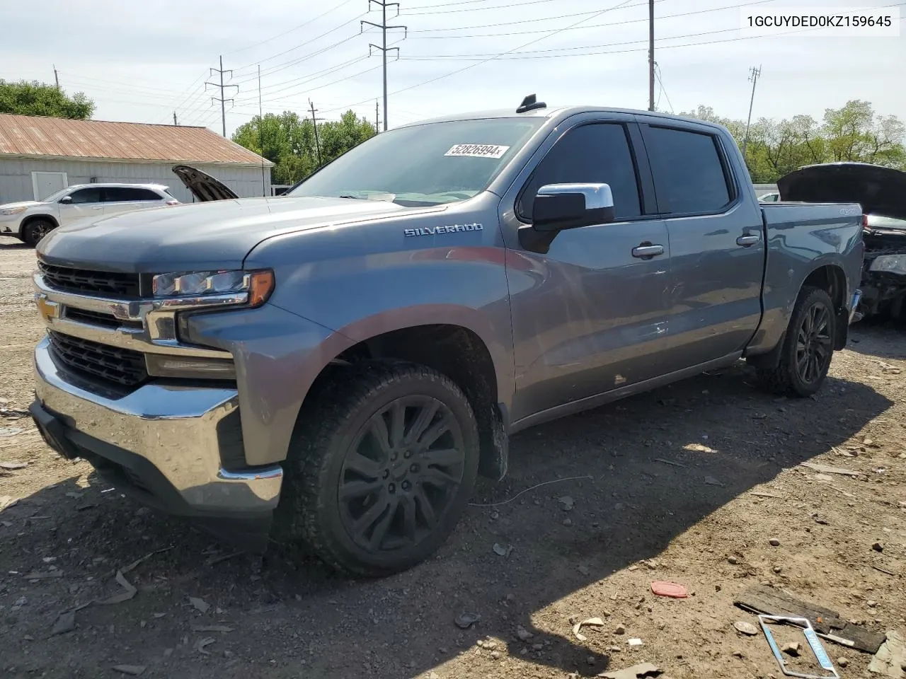 1GCUYDED0KZ159645 2019 Chevrolet Silverado K1500 Lt