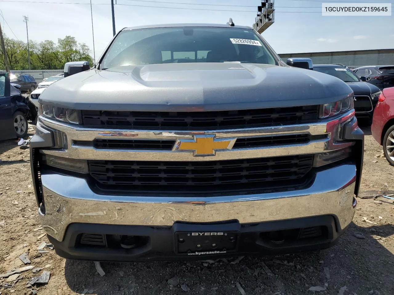 2019 Chevrolet Silverado K1500 Lt VIN: 1GCUYDED0KZ159645 Lot: 52826994