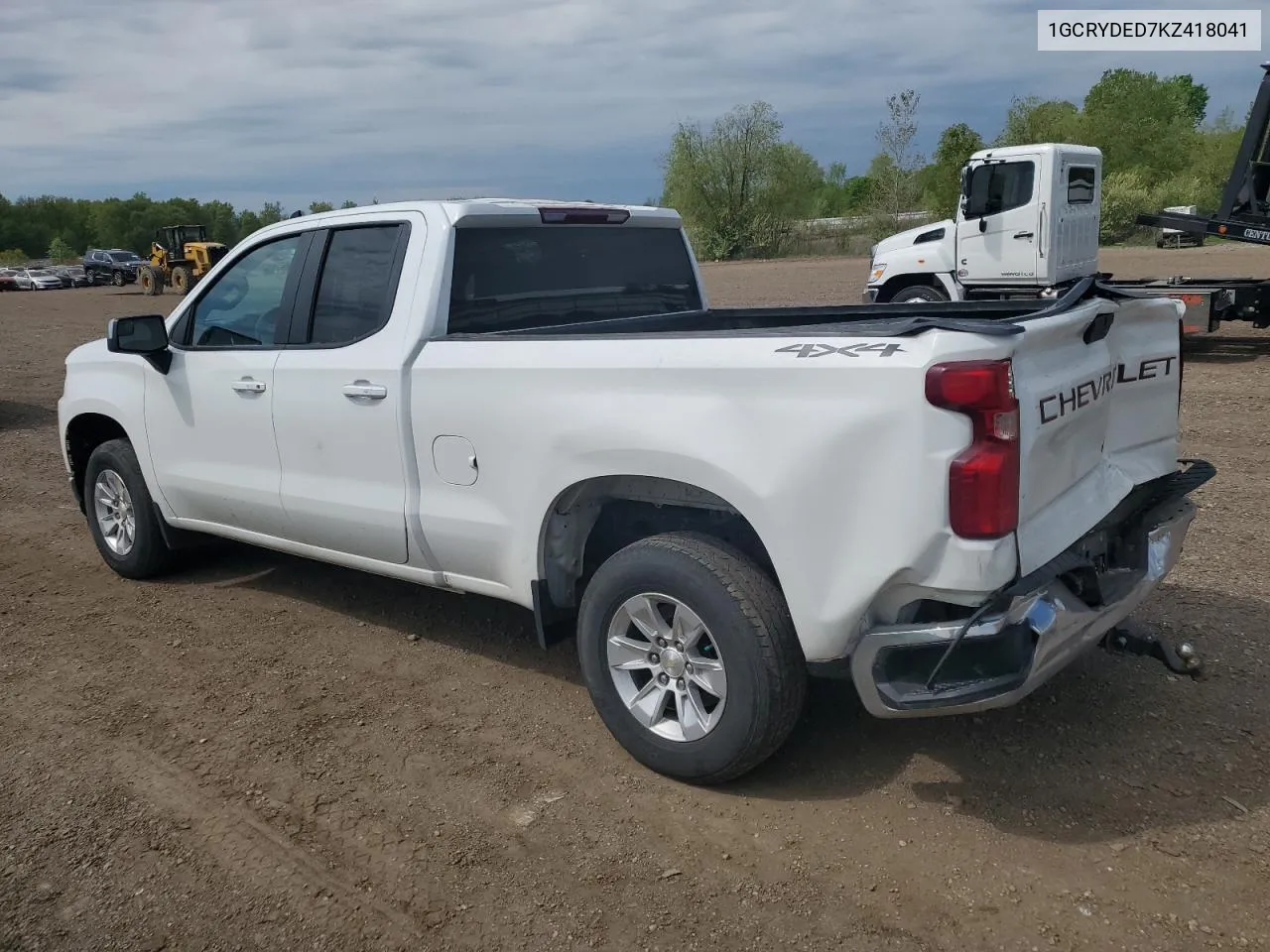 2019 Chevrolet Silverado K1500 Lt VIN: 1GCRYDED7KZ418041 Lot: 52920744