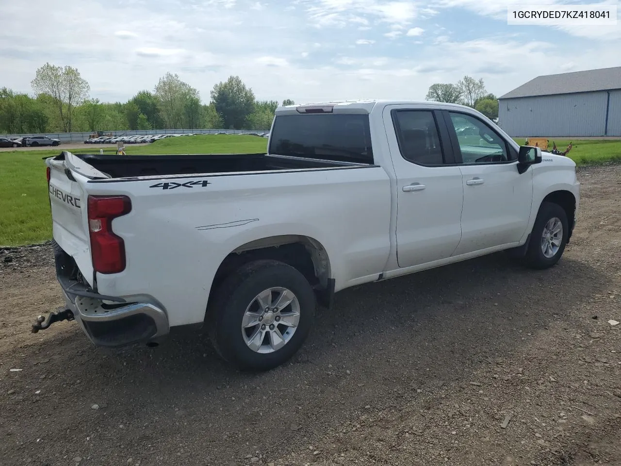 2019 Chevrolet Silverado K1500 Lt VIN: 1GCRYDED7KZ418041 Lot: 52920744