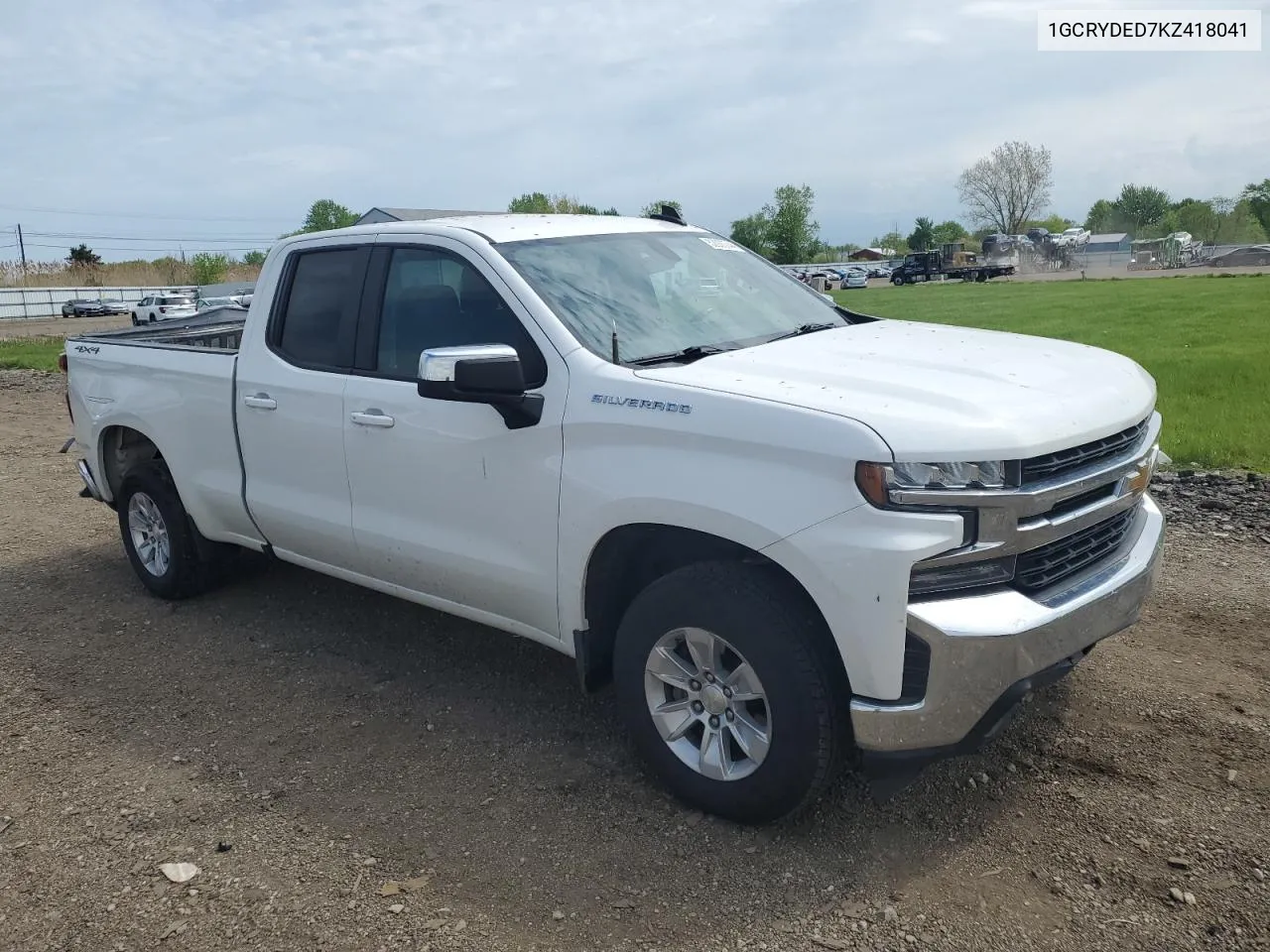 2019 Chevrolet Silverado K1500 Lt VIN: 1GCRYDED7KZ418041 Lot: 52920744