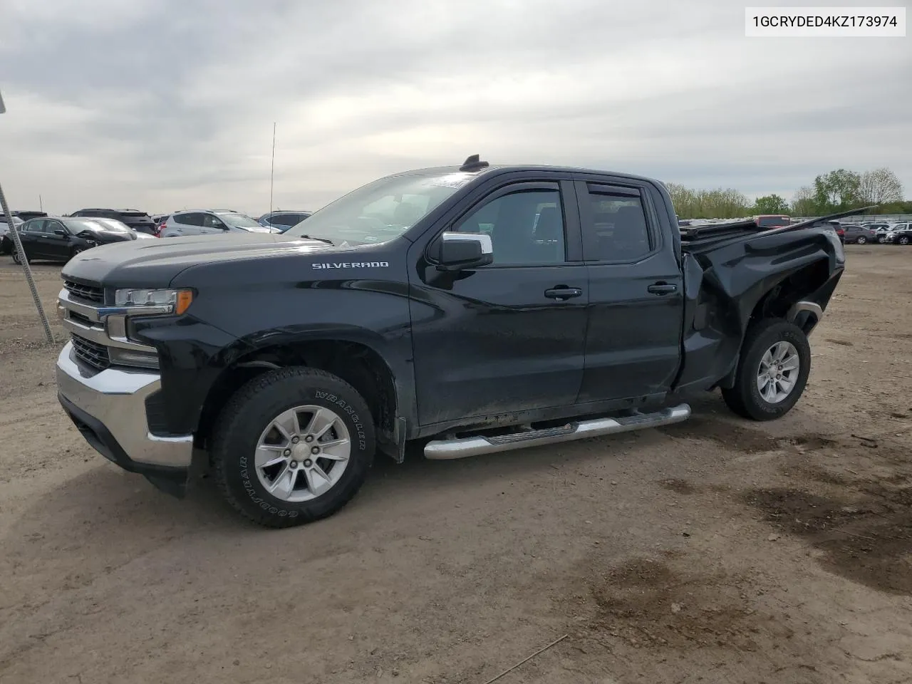 2019 Chevrolet Silverado K1500 Lt VIN: 1GCRYDED4KZ173974 Lot: 53283454